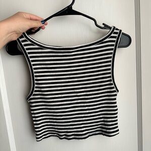 Kimchi Blue Striped crop tank